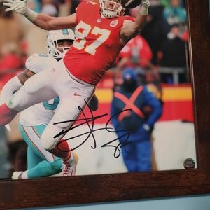 Framed Autographed Sports Photo